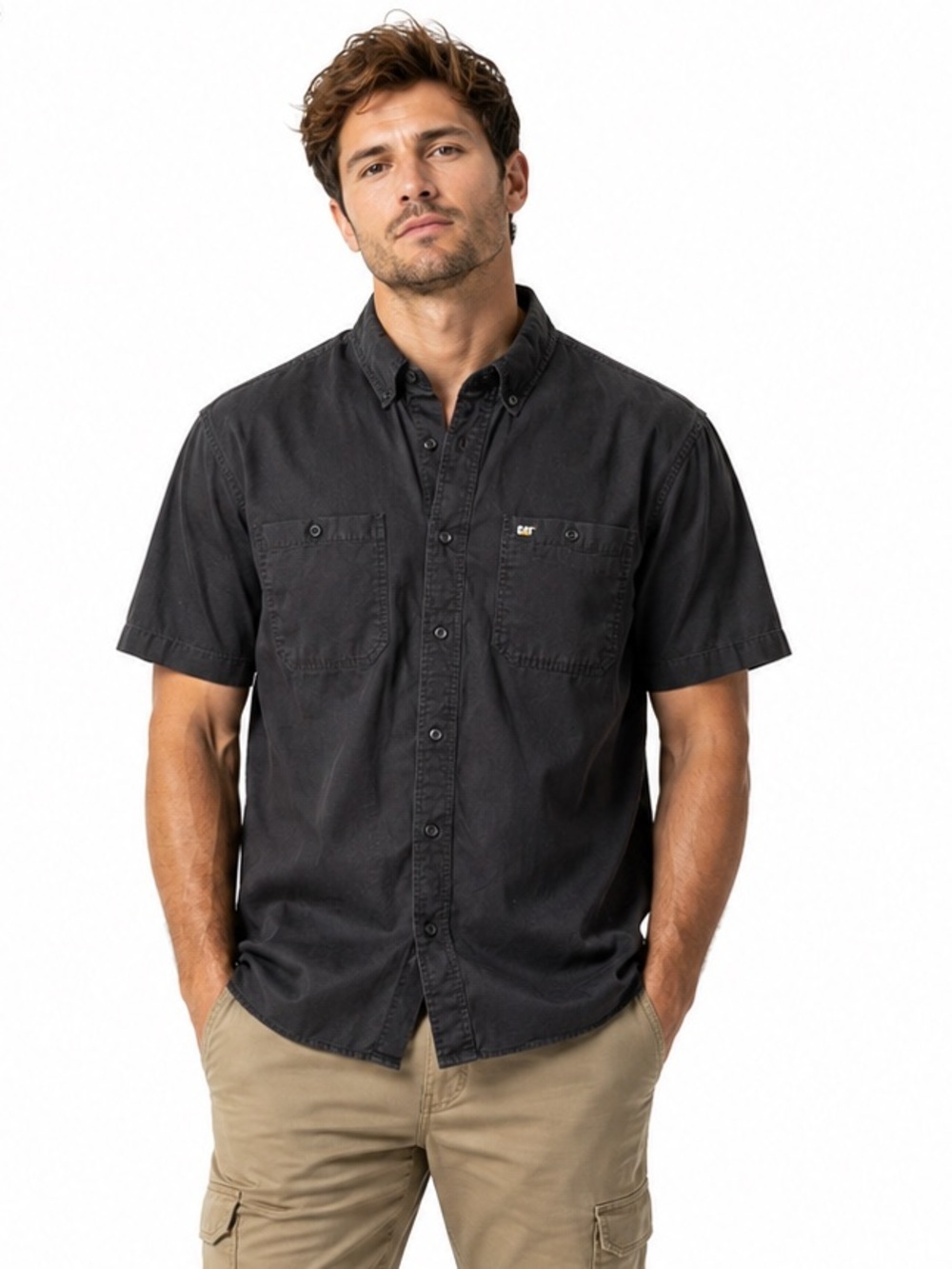 Caterpillar (CAT) Short Sleeve - Casual - Work Shirt - Size Large
